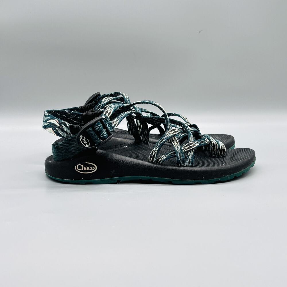 Chaco Sandals Womens 8 Green Ankle Strappy Adjustable Sport Hiking Water Shoes